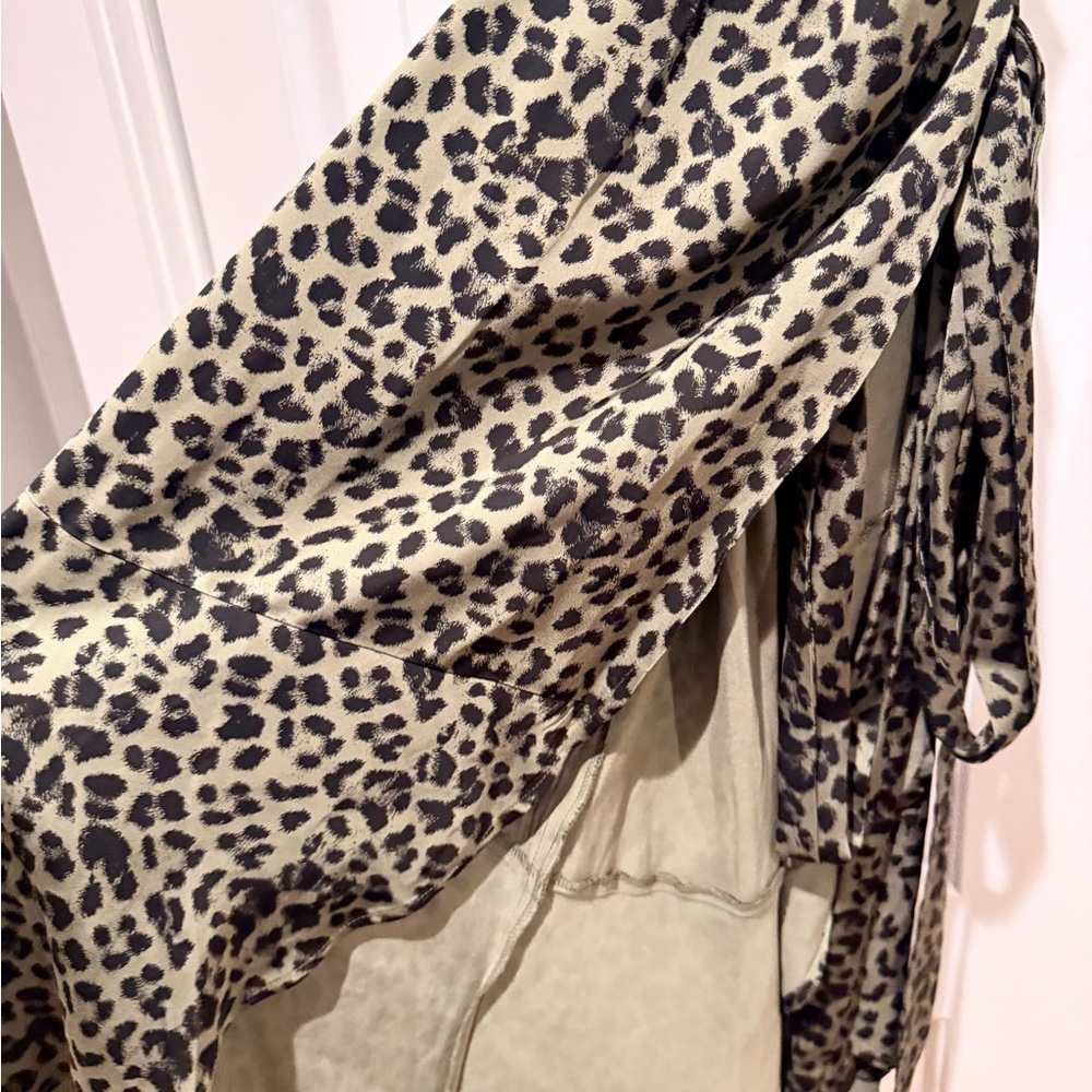 Good American Sage Leopard Midi Dress 3x - Picture 4 of 7